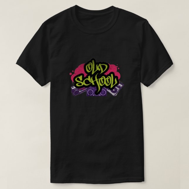 Old School Graffiti T - Shirt (Design vorne)