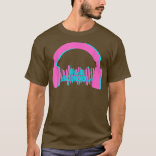 Old School Headphones EDM Music Festival Rave Dubs T-Shirt