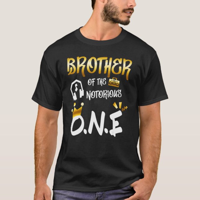 Old School  Hip Hop Brother Of The Notorious One T-Shirt (Vorderseite)