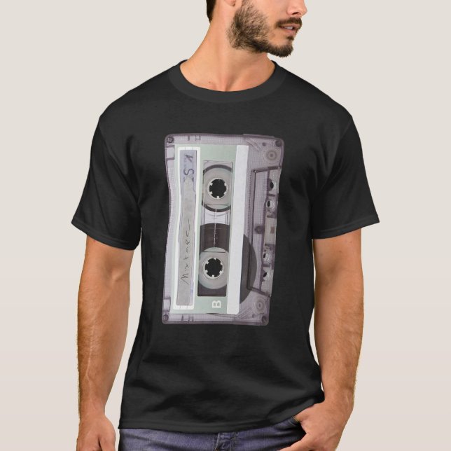 Old School Hip Hop Dj Mix Tape Mixtape Cassette T-Shirt (Vorderseite)