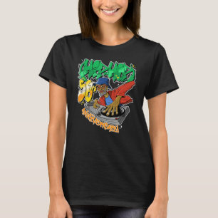 Old School Hip Hop Kleidung Retro Hip Hop 90er Gra T-Shirt