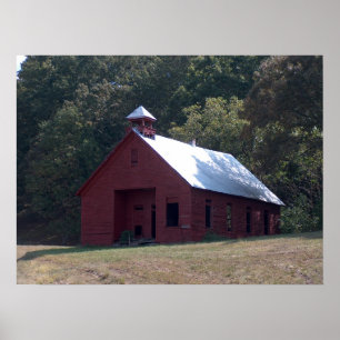Old School House Poster