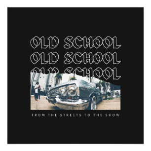 Old School Lowrider Tribute Fotodruck
