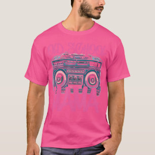 Old School Mama Retro Boombox Vibes 70er 80er 90S  T-Shirt