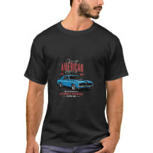 Old School Muscle Cars – Gebaut mit Kraft T-Shirt