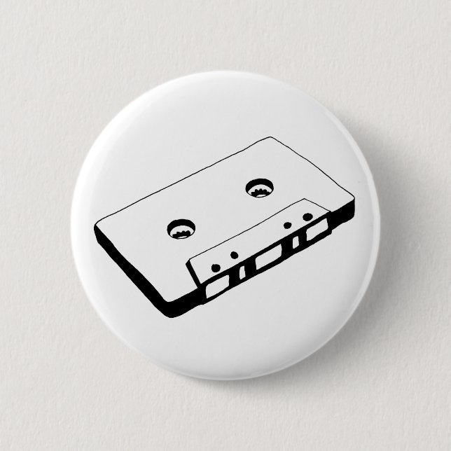 Old School Musikband Button (Vorderseite)