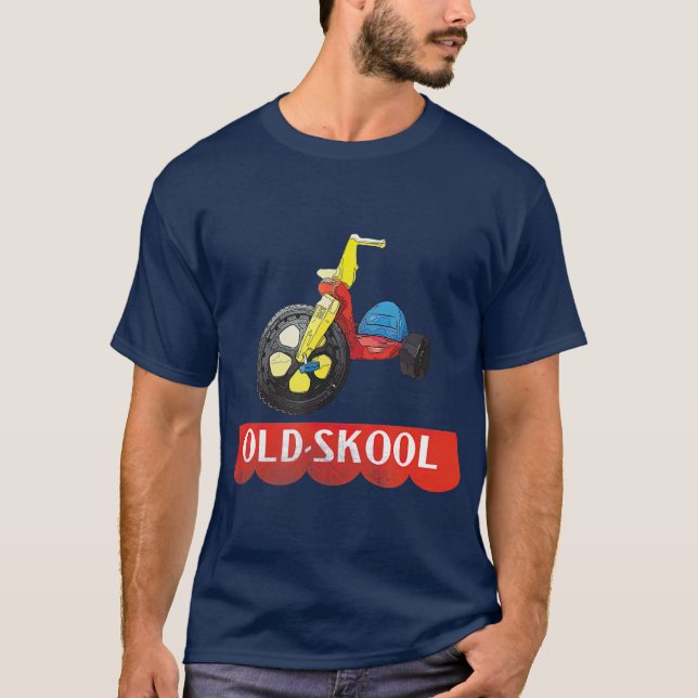 Old School Old Skool Tricycle Bike Trike Spielzeug T-Shirt (Vorderseite)