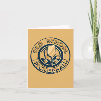 Old School Pickleball Paddle  Karte