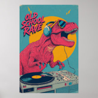 Old School Rave Plakat