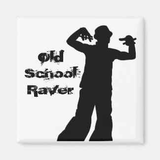Old School Raver Magnet