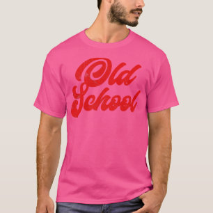 OLD SCHOOL Retro-Stil Originaldesign T-Shirt