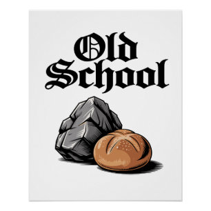 Old School Rock and Roll Poster