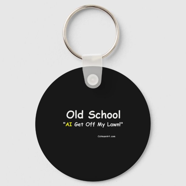 Old School  Schlüsselanhänger (Vorderseite)