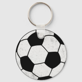 Old School Soccer Pitch Aesthetic Graphic Style Schlüsselanhänger