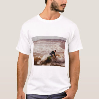 Old School Surf Foto Druck Von 1983 T-Shirt