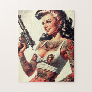 Old School Tattoo Hot Girl