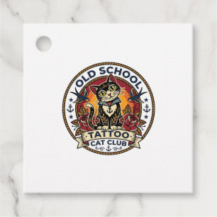 Old School Tattoo Katze Süße Kitty Design - Old Sc Geschenkanhänger