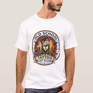 Old School Tattoo Katze Süße Kitty Design - Old Sc T-Shirt