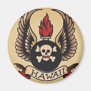 Old school tattoo magnet