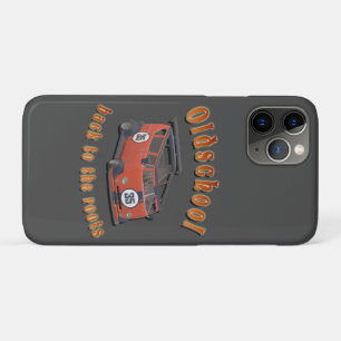 Old school, vintage car in Red and Grey Hoch-gesch Case-Mate iPhone Hülle