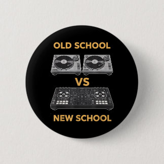 Old School Vs New School Dj Plattenspieler Vs Button