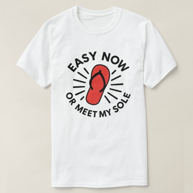 Old School Warning Humor T-Shirt (Design vorne)