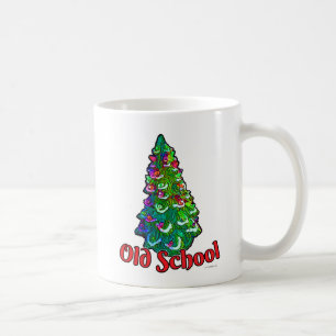 Old School Weihnachten Keramik Spaß Tree Sprichwor Kaffeetasse