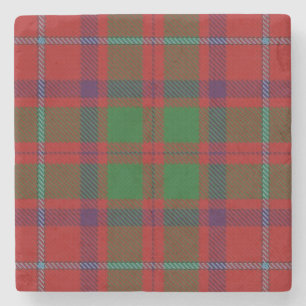 Old Schotten Tavern Clan Shaw Tartan Steinuntersetzer