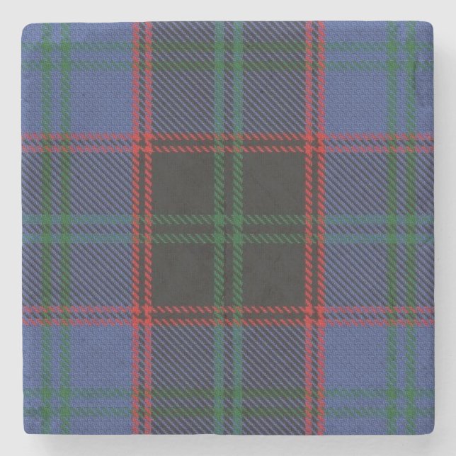 Old Schotten Tavern Clan Zuhause Tartan Steinuntersetzer (Vorderseite)