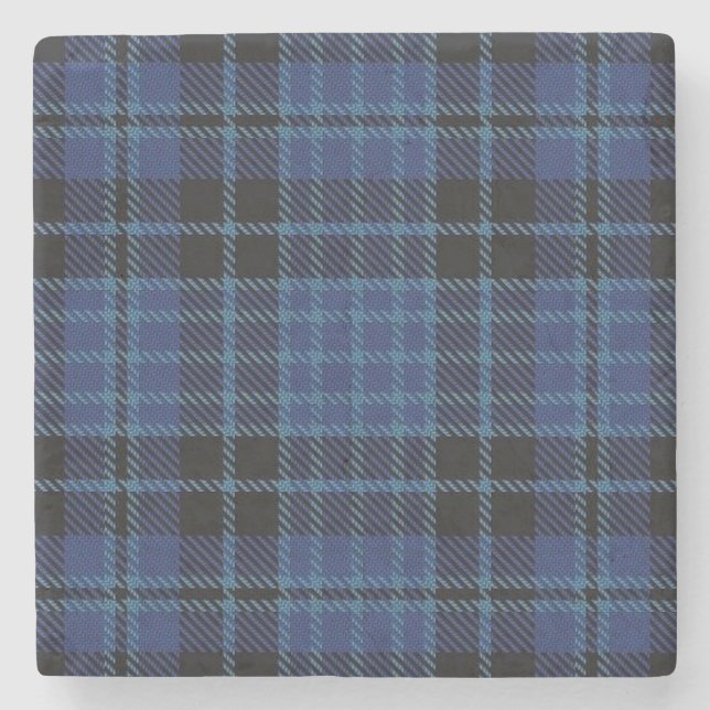 Old Schotten Tavern Scottish Clergy Tartan Steinuntersetzer (Vorderseite)
