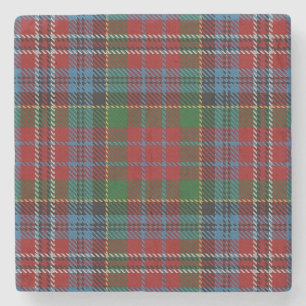 Old Scots Tavern Clan Kidd Tartan Steinuntersetzer