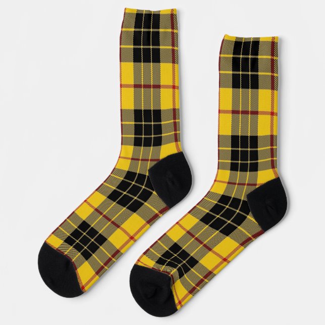 Old Scottish Clan MacLeod von Lewis Tartan Socken (Linkes Detail)