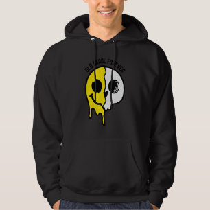 Old Skool Forever Skull Gesicht Original Raver Rav Hoodie