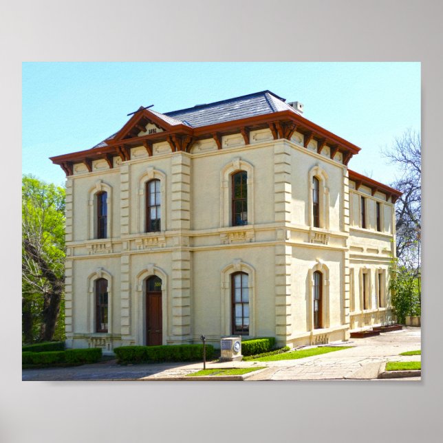 Old Smith Landkreis Jail, Tyler, Texas Poster (Vorne)