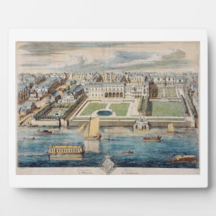 Old Somerset House am Strand, graviert von Jean Fotoplatte