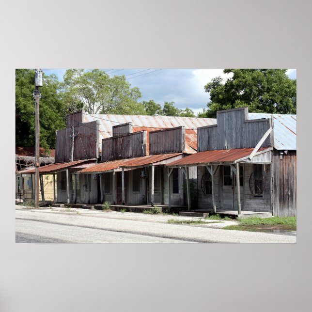 Old South Texas Weesatche Poster (Vorne)