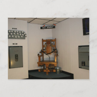 Old Sparky Postkarte