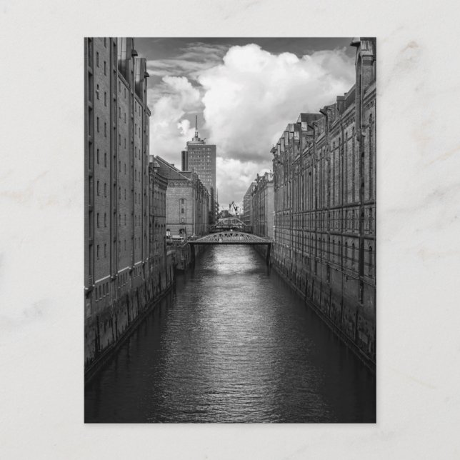 Old Speicherstadt Hamburg Postkarte (Vorderseite)