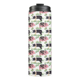 Old Spot Pig Travel Mug - Farm Inspiriert Whimsica Thermosbecher