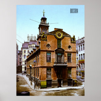 Old Staat House in Boston (1900) Poster