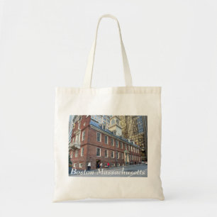 Old Staat House in Boston Massachusetts Tragetasche