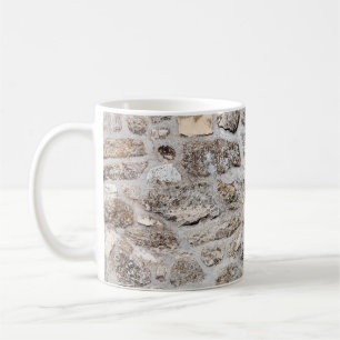 Old stone wall at belgrade fortress, belgrade ser kaffeetasse