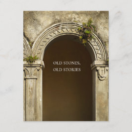 Old Stones, Old Stories, Poetic Architecture Card