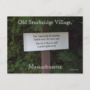 Old Sturbridge Village, Massachusetts Postkarte