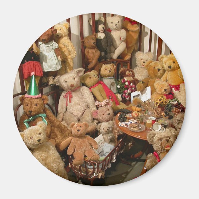 Old Teddy Bears Collection Magnet (Vorne)