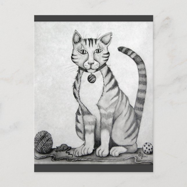 Old Tiger TomCat Postkarte (Vorderseite)