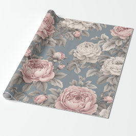 Old Time Floral Geschenkpapier