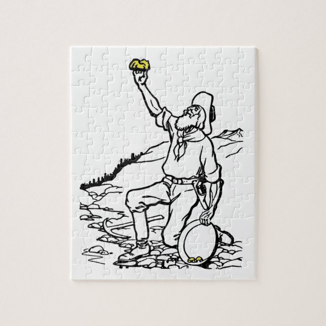 Old Time Gold Miner Prospector (Vertikal)