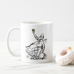 Old Time Gold Miner Prospector Kaffeetasse
