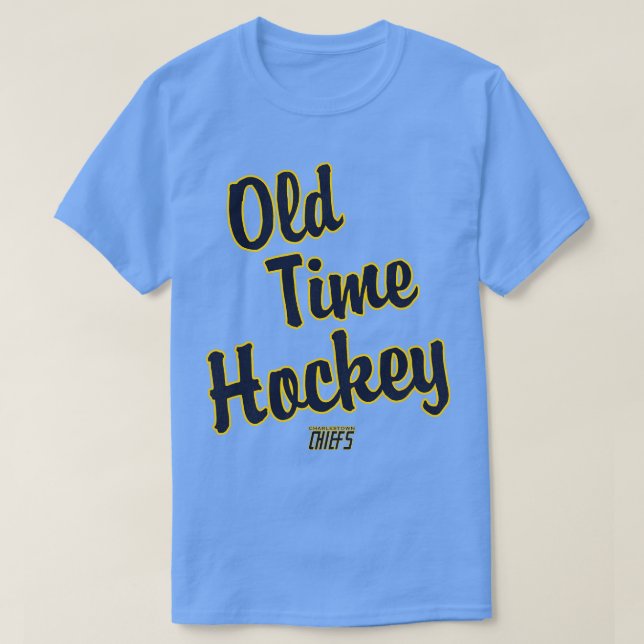 Old Time Hockey Steve Hanson Quote 1 T-Shirt (Design vorne)